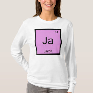 T-shirts Jayda Nome Química Elemento Tabela Periódica