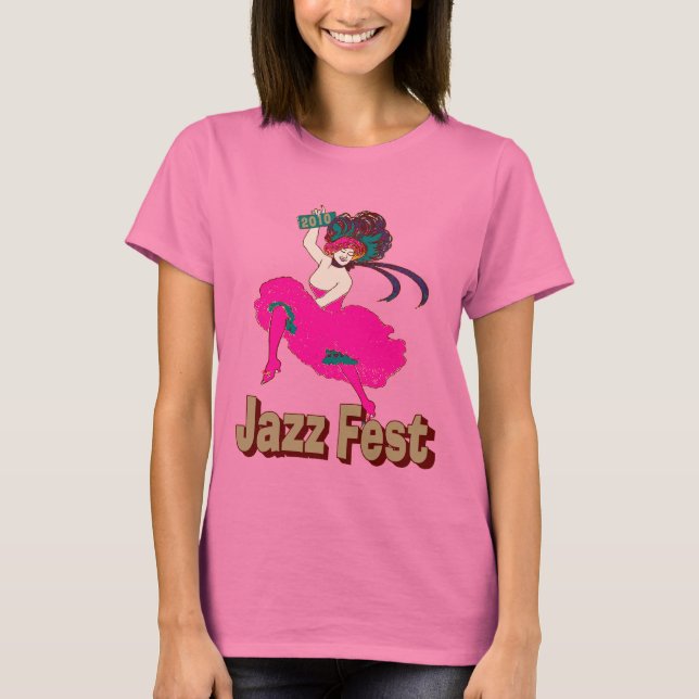 T-shirts Jazz Fest LAdy 2010 (Frente)