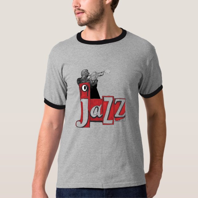 T-shirts jazz horn (Frente)