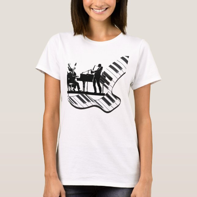 T-shirts jazz três (Frente)