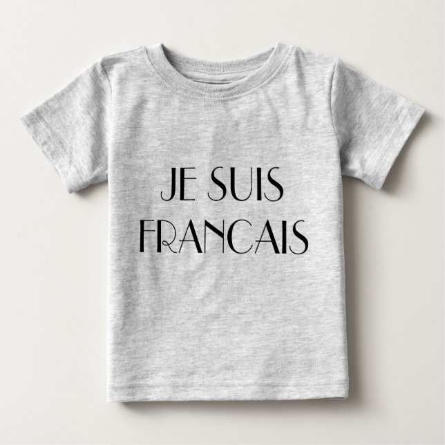 T-SHIRTS JE SUIS FRANCAIS (Frente)