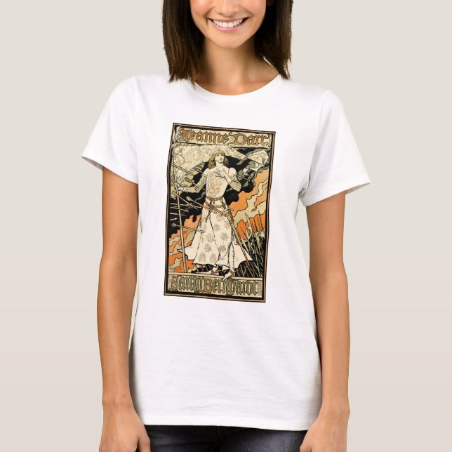 T-shirts Jeanne d'Arc, Sarah Bernhardt (Frente)