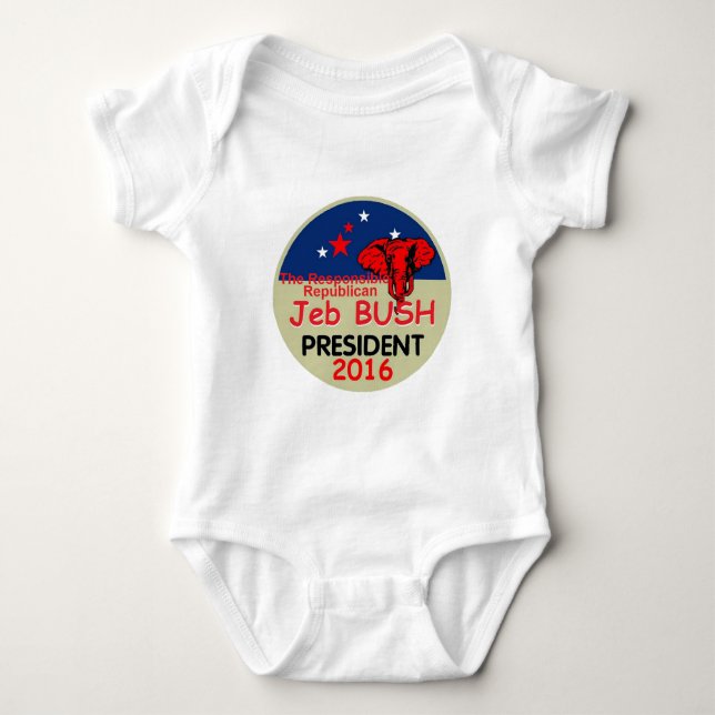 T-shirts Jeb Bush 2016 (Frente)