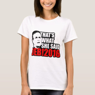 T-shirts Jeb Bush 2016