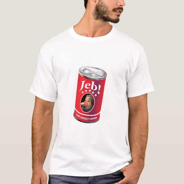T-shirts Jeb Bush para o presidente Humor, bebida da baixa (Frente)