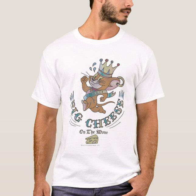 T-shirts Jerry Big Cheese On The Moon 2 (Frente)