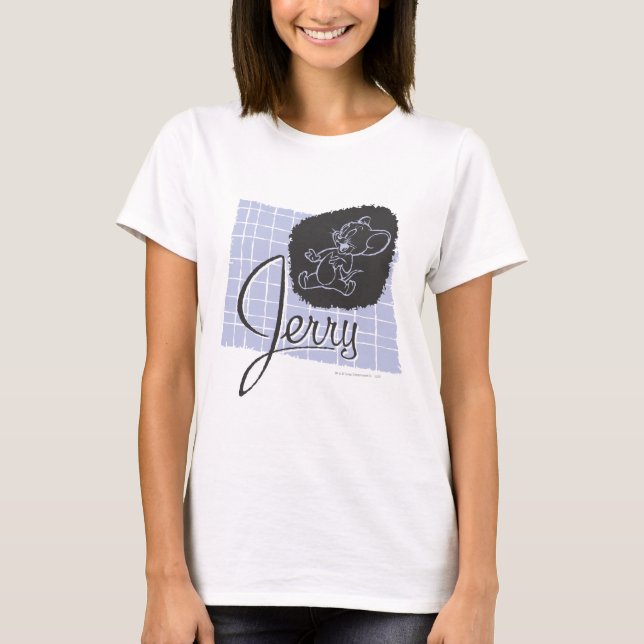 T-shirts Jerry Black e Blue Script (Frente)