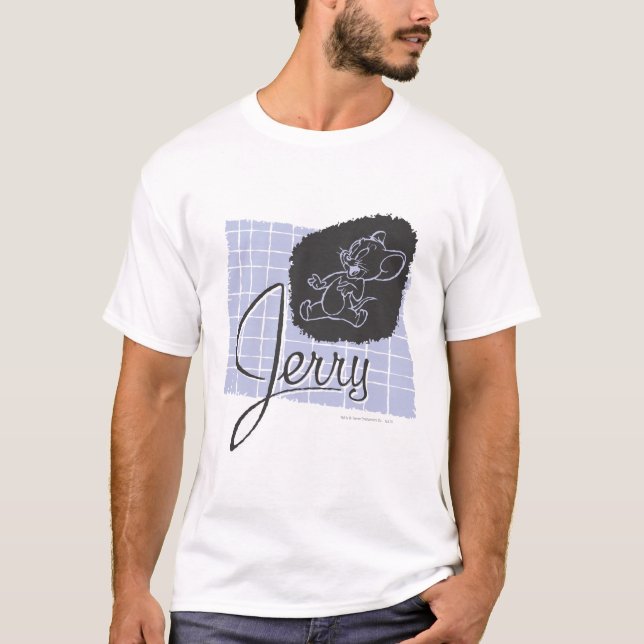 T-shirts Jerry Black e Blue Script (Frente)