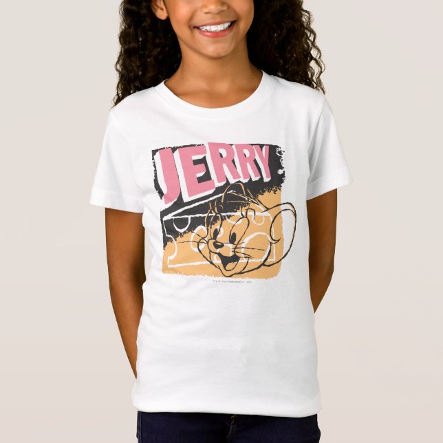 T-shirts Jerry Face em Queijo (Frente)