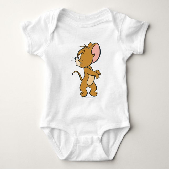 T-shirts Jerry Olhando Para Trás Irritado (Frente)