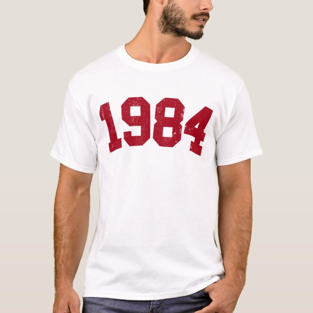 T-shirts Jérsei 1984 (Frente)