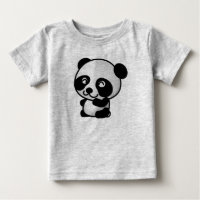 Jérsei bonito da multa da panda do bebê