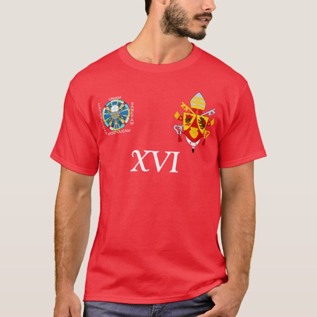 T-shirts Jérsei de futebol de Benedict XVI (Frente)