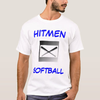 T-shirts Jérsei do softball dos Hitmen