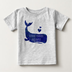 T-shirts Jérsei marinho futuro do futebol do bebê da bale