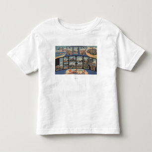 T-shirts Jérsei novo de ScenesNew da letra de JerseyLarge