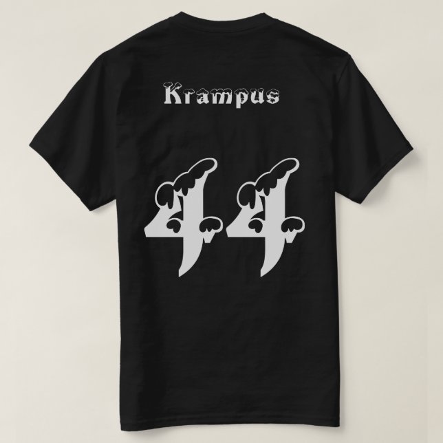 T-shirts Jérsei oficial de Krampus Spartans (Verso do Design)