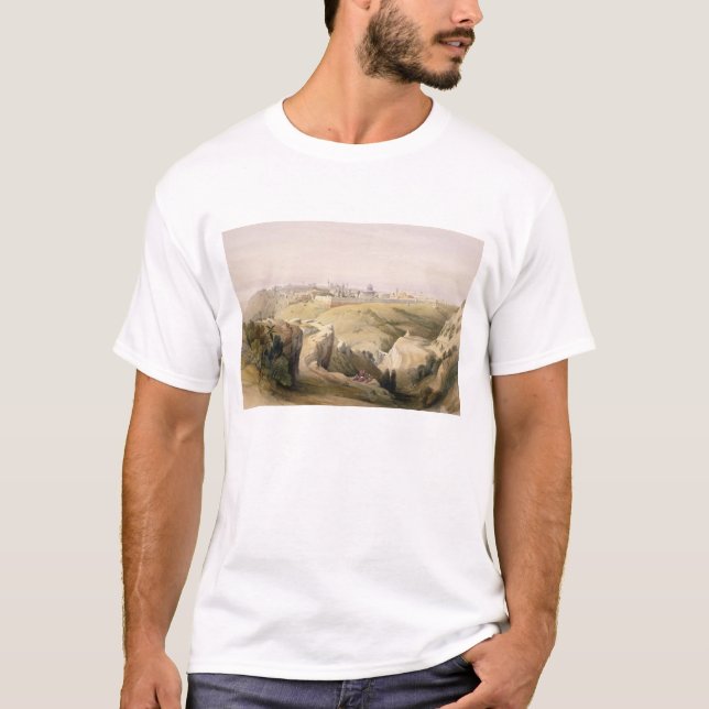 T-shirts Jerusalem do Monte das Oliveiras, o 8 de abril de (Frente)