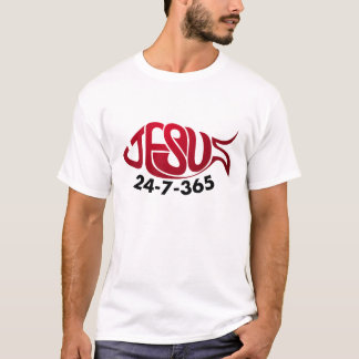 T-shirts Jesus 24-7-365