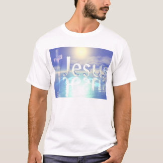 T-shirts Jesus azul