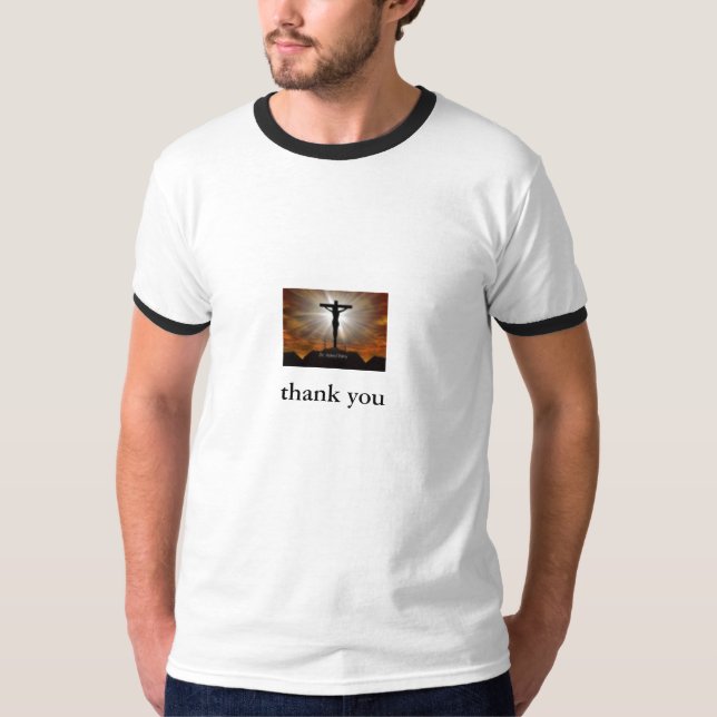 T-shirts Jesus Cristo, obrigado (Frente)