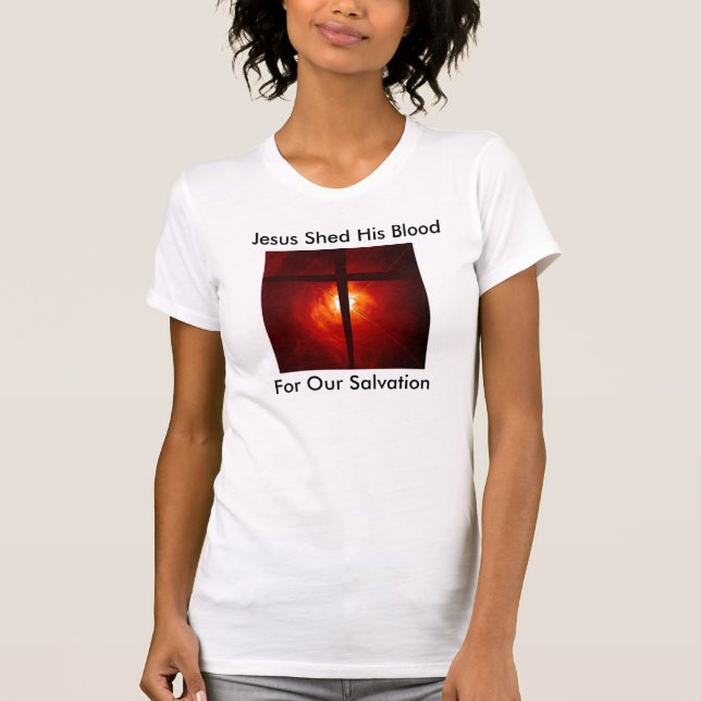 T-shirts Jesus derramou seu Blood.png2000, Jesus derramou (Frente)