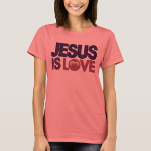 T-shirts Jesus é amor