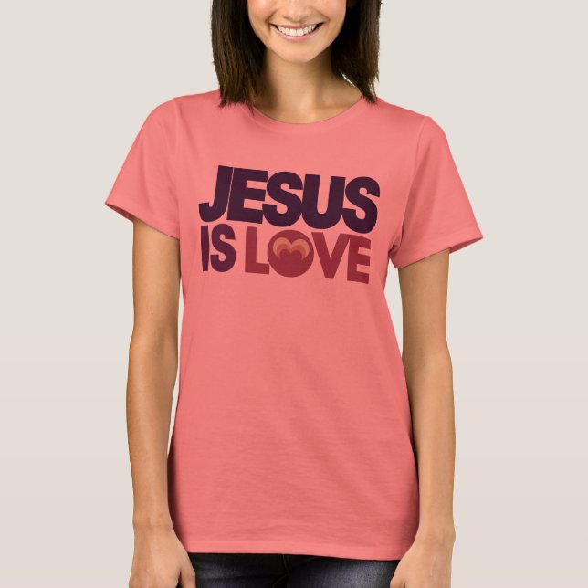 T-shirts Jesus é amor (Frente)
