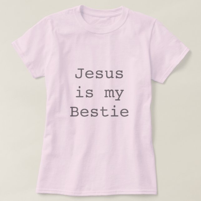 T-shirts Jesus é meu Bestie (Frente do Design)