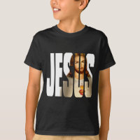 Jesus e sua imagem no preto