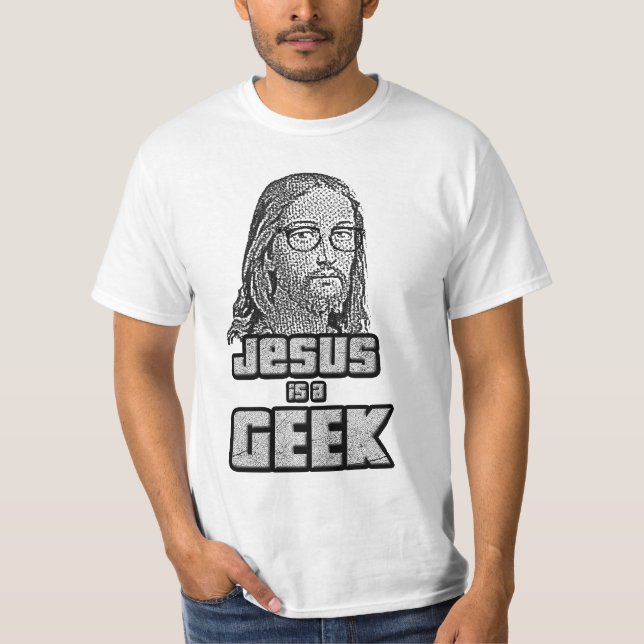 T-shirts Jesus é um geek (Frente)