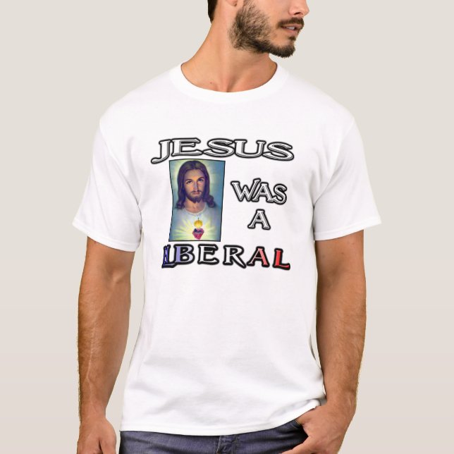 T-shirts Jesus era um liberal (Frente)