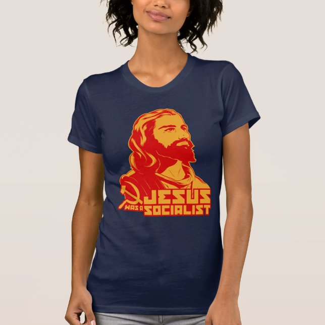 T-shirts Jesus era um socialista (Frente)