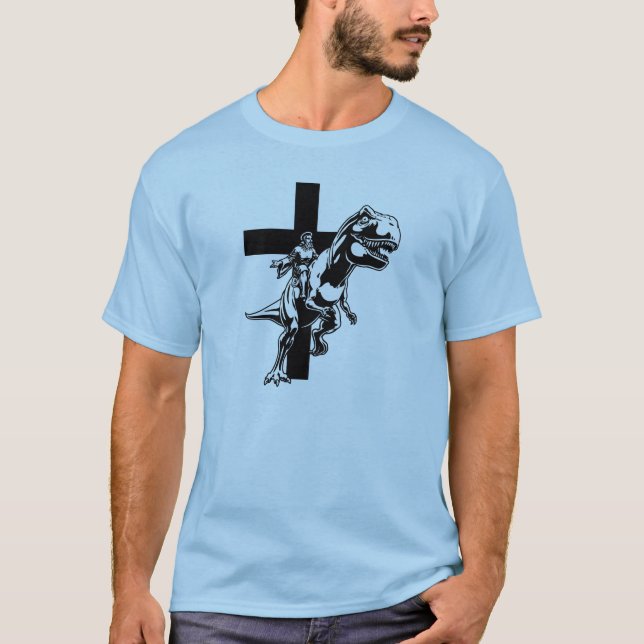 T-shirts Jesus jurássico (Frente)
