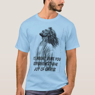T-shirts Jesus_laughing, realiza-se sobre o tempo