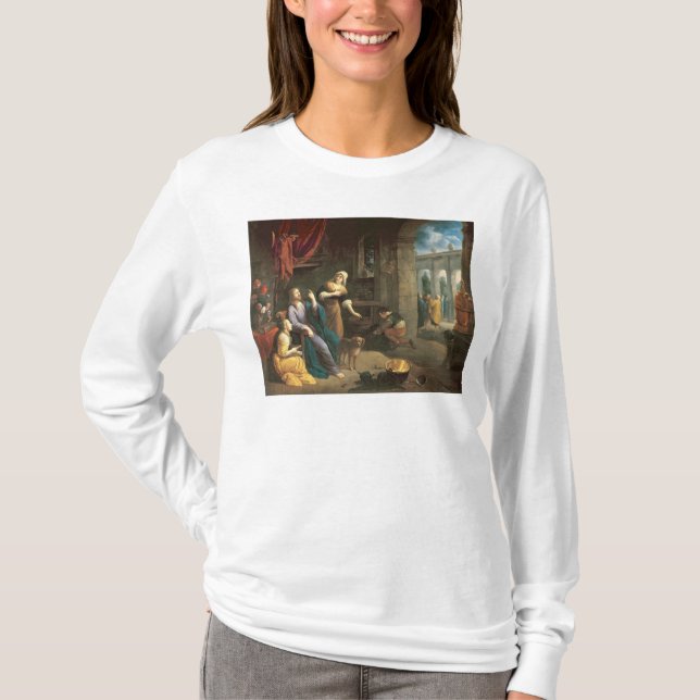 T-shirts Jesus na casa de Martha e de Mary (Frente)