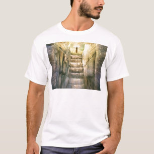 T-shirts Jesus na ressurreição da Páscoa de tumba vazia