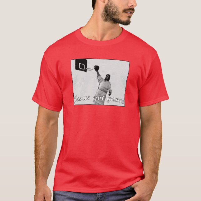T-shirts Jesus obteve o jogo (Frente)