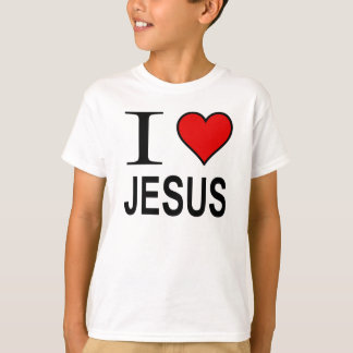 T-shirts Jesus presentes que adoro o logotipo de Jesus na c