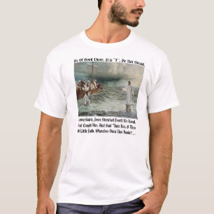 T-shirts Jesus que anda na água T/shirt