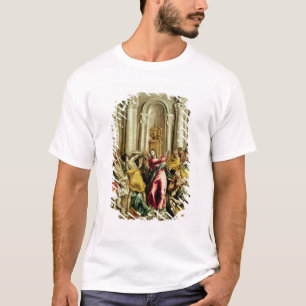 T-shirts Jesus que conduz os comerciantes do templo