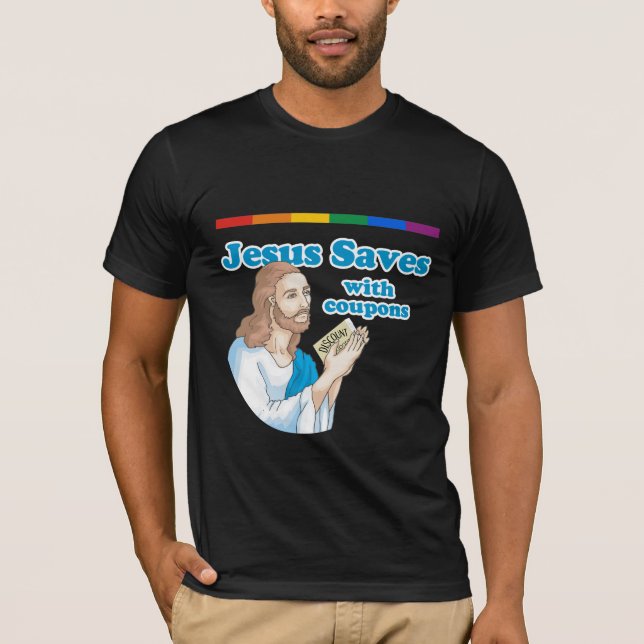 T-SHIRTS JESUS SALVAR COM VALES (Frente)