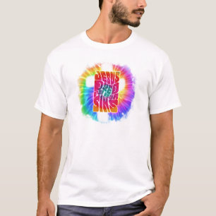 T-shirts Jesus tingiu-se para seus pecados