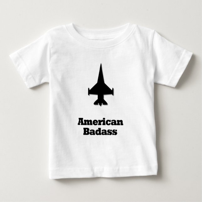 T-shirts Jet American Badass (Frente)
