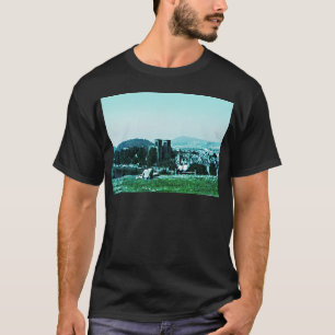 T-shirts jGibney da arte snap-38784 do castelo de Scotland