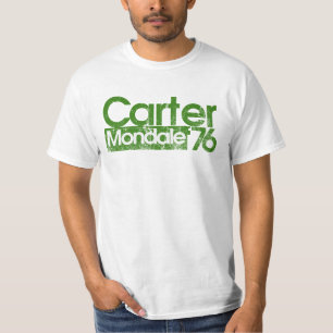 T-shirts Jimmy Carter Mondale 76 1970 Política