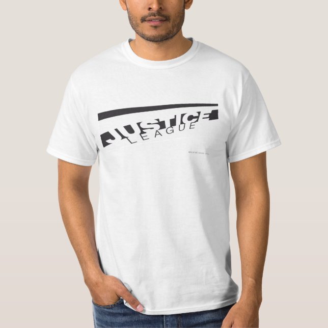 T-shirts JL B/W inclinado (Frente)