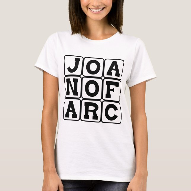 T-shirts Joana d'Arc, Santo e Martyr (Frente)