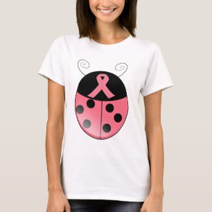 T-shirts Joaninha cor-de-rosa