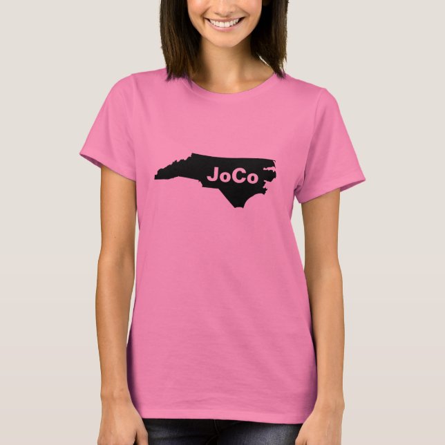 T-shirts JoCo Johnston (Carolina do Norte) (Frente)